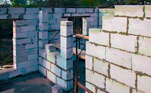 Пеноблоки как материал для строительства бани
